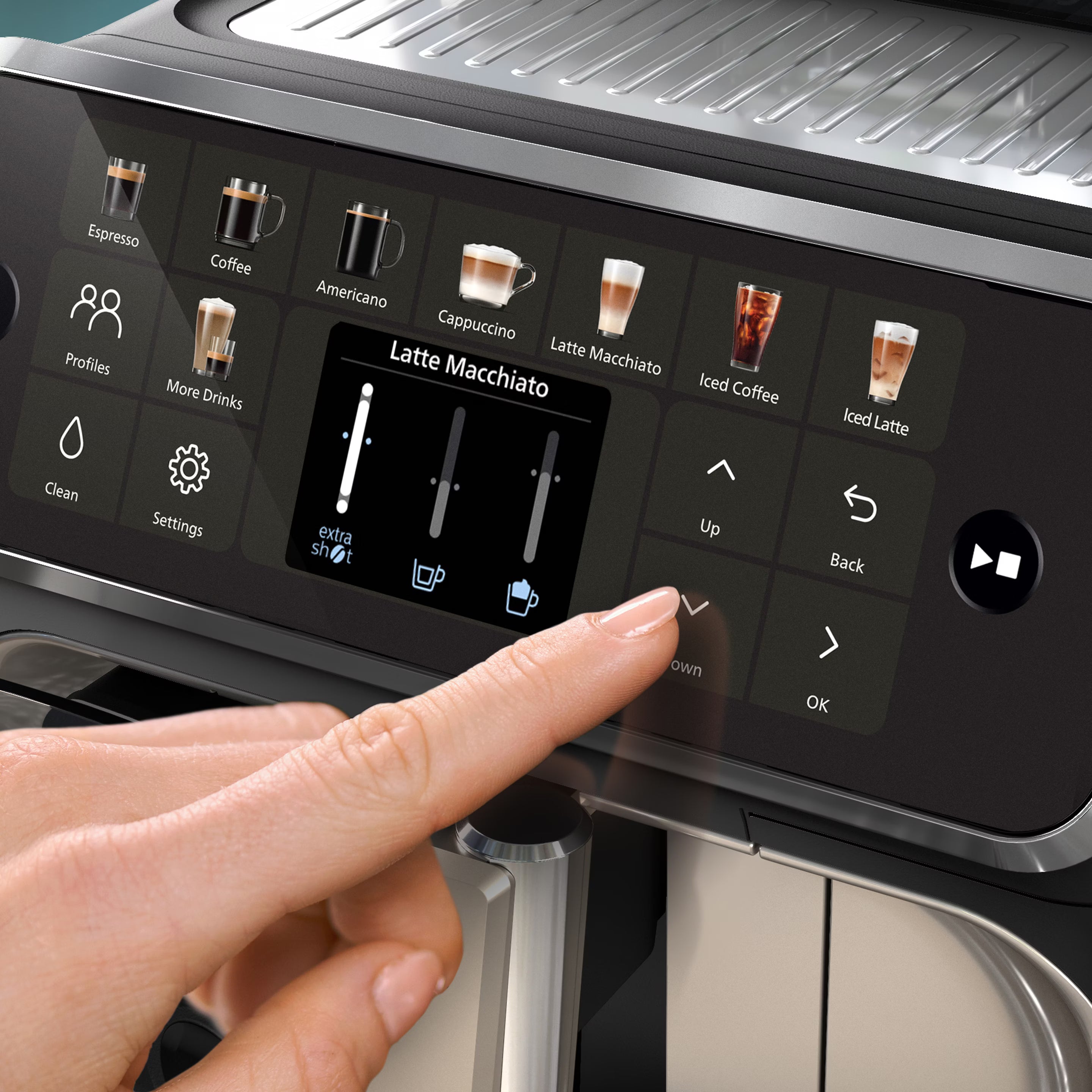 Philips 5500 Series EP5547/90 Kaffeevollautomat – Schwarz/Grau