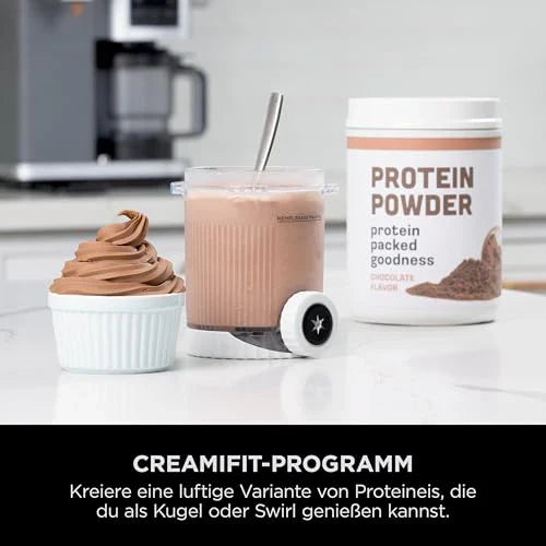 Ninja CREAMi Scoop & Swirl Eismaschine mit 2 Behältern