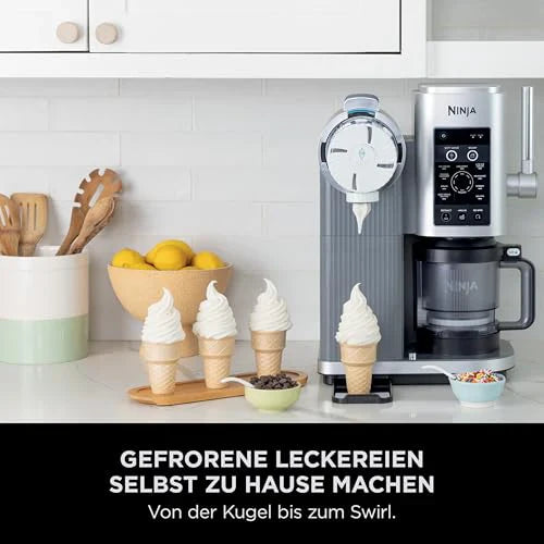 Ninja CREAMi Scoop & Swirl Eismaschine mit 2 Behältern