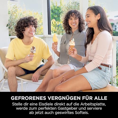 Ninja CREAMi Scoop & Swirl Eismaschine mit 2 Behältern
