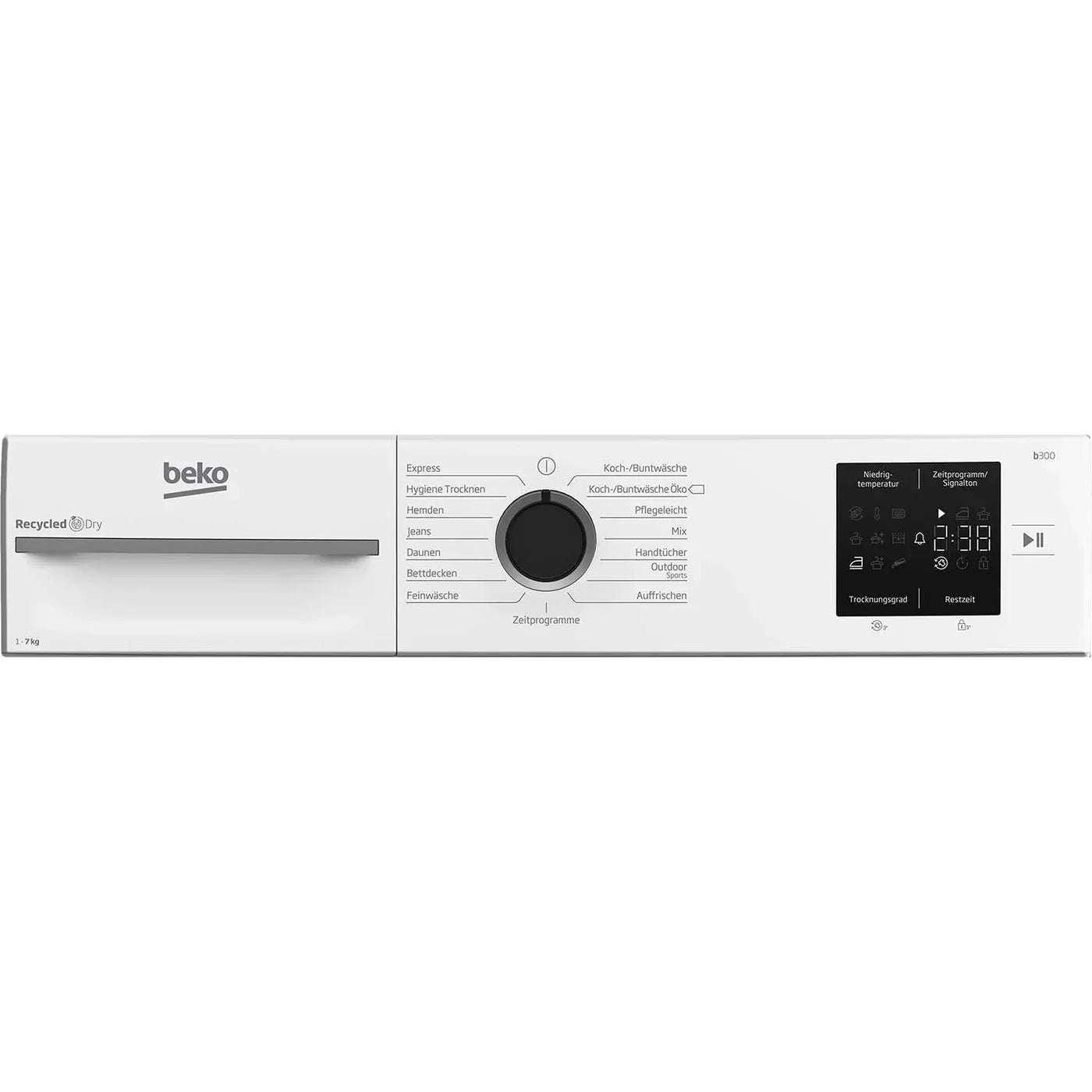 Beko BM3T37210W1 Wäschetrockner 7 kg Wärmepumpentrockner Frontlader