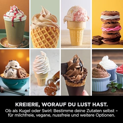 Ninja CREAMi Scoop & Swirl Eismaschine mit 2 Behältern