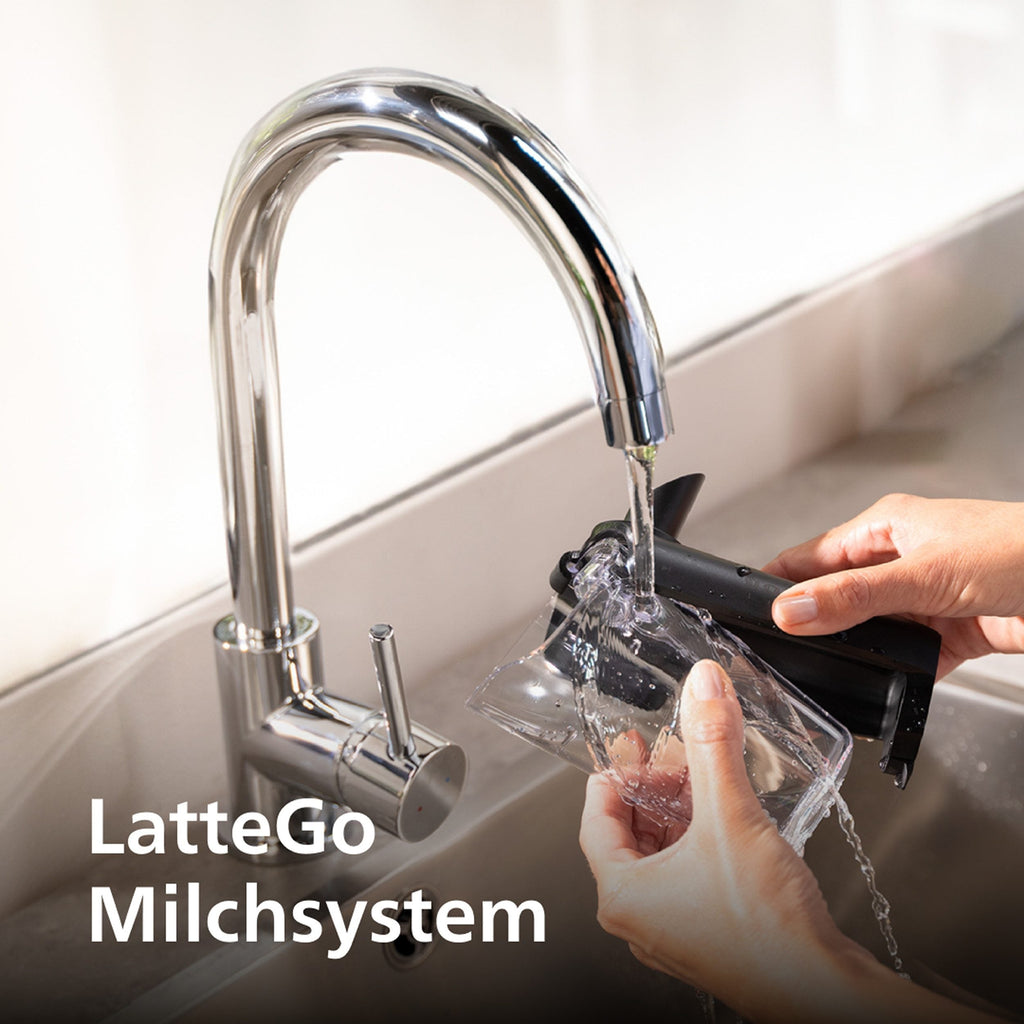 Philips Kaffeevollautomat 5400 Series EP5447/90 LatteGo 12 Kaffeespezialitäten und 4 Benutzerprofilen
