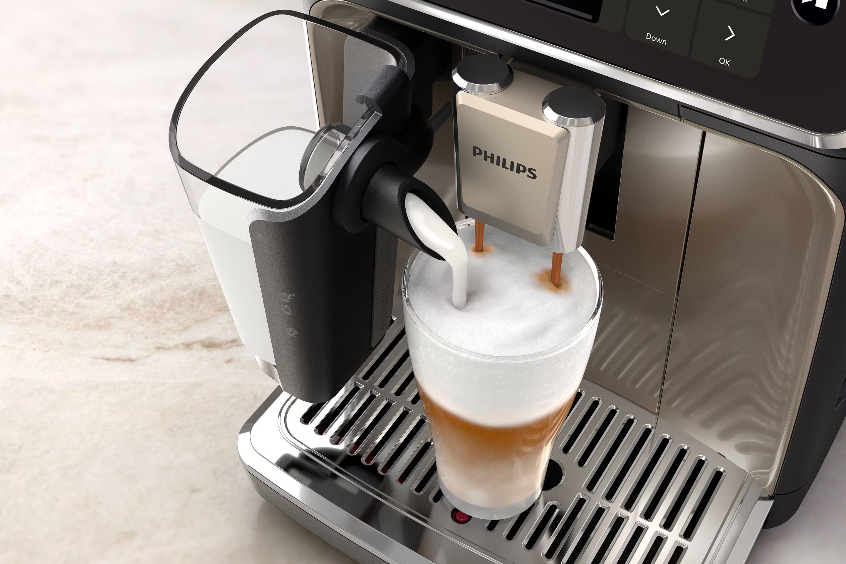 Philips 5500 Series EP5547/90 Kaffeevollautomat – Schwarz/Grau