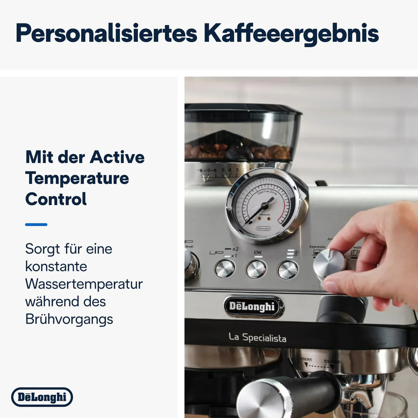 De’Longhi La Specialista Arte EC9155.MB Espressomaschine mit Mahlwerk 15 Bar