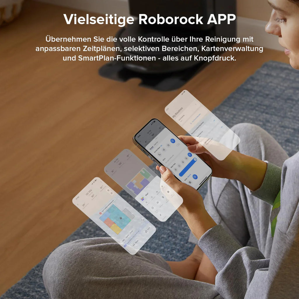 Roborock Qrevo Serie Saugroboter mit Wischfunktion 8000 Pa