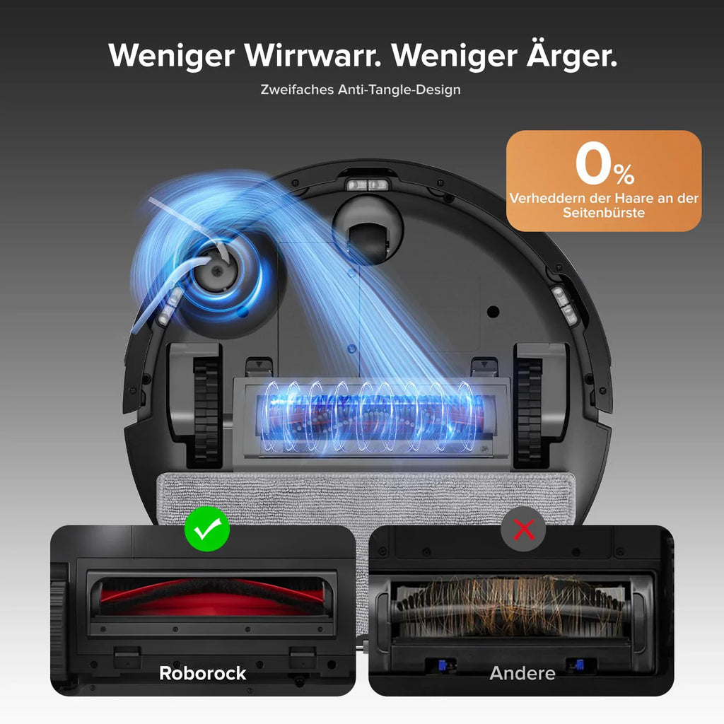 Roborock Q10 S5+ Set Saugroboter mit Wischfunktion 10000 Pa