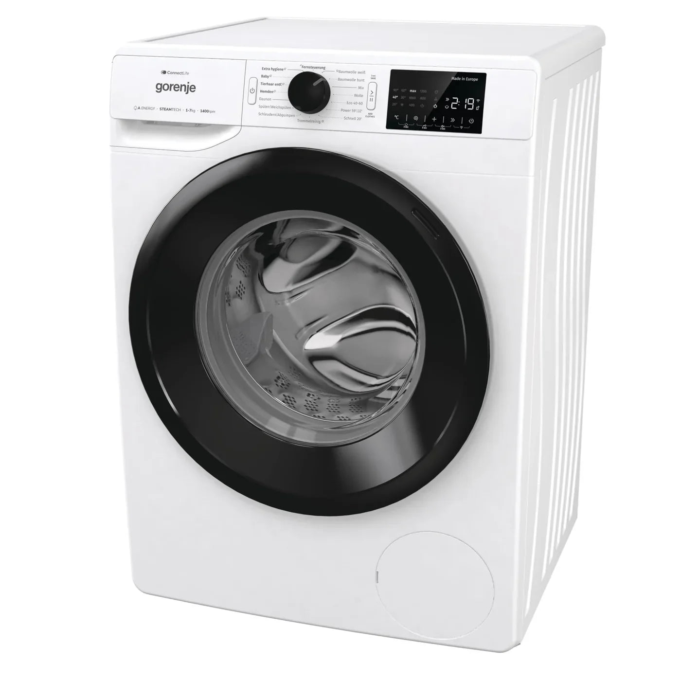 Gorenje WPNEI74A1TS Waschmaschine 7 kg 1400 U/min Dampffunktion AquaStop