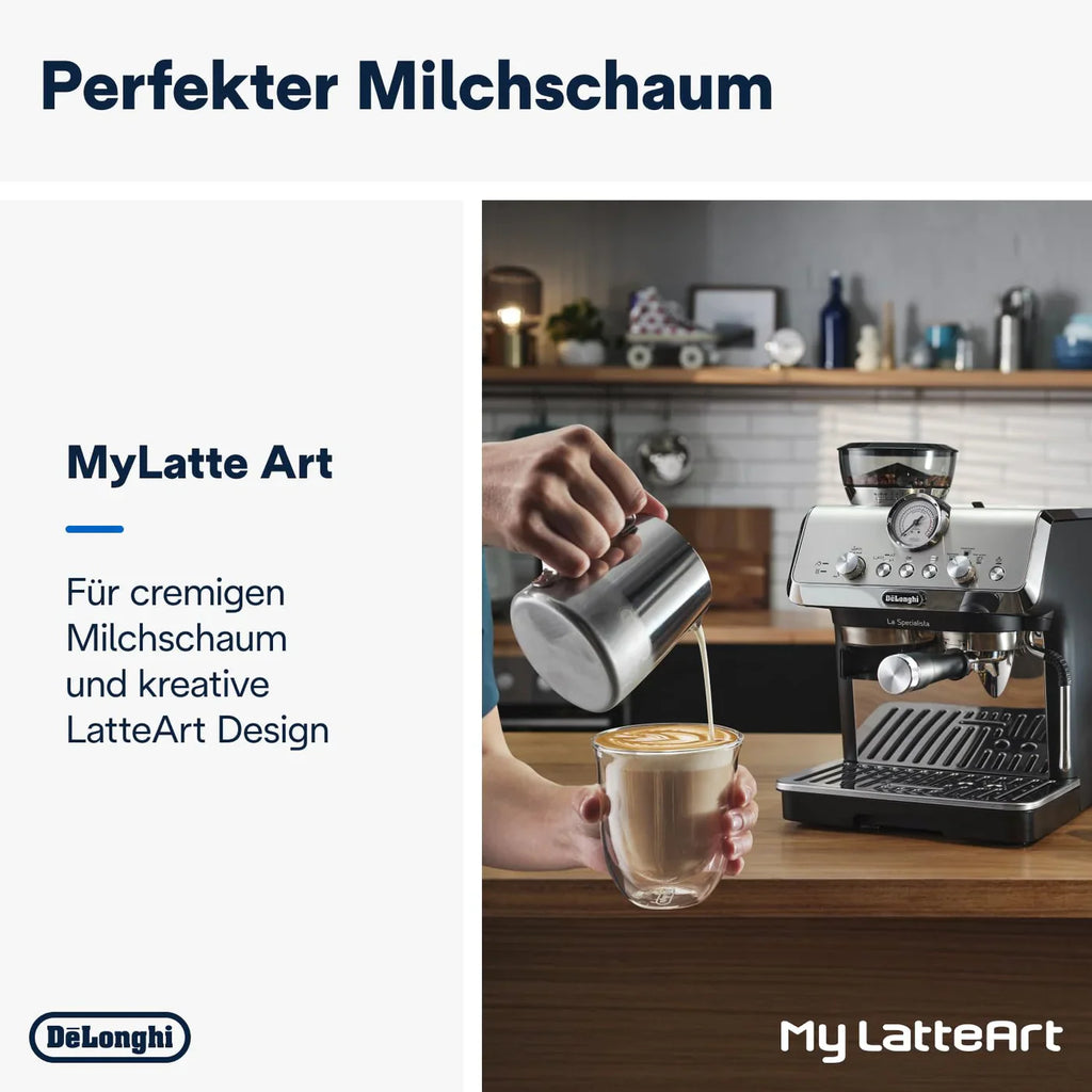 De’Longhi La Specialista Arte EC9155.MB Espressomaschine mit Mahlwerk 15 Bar