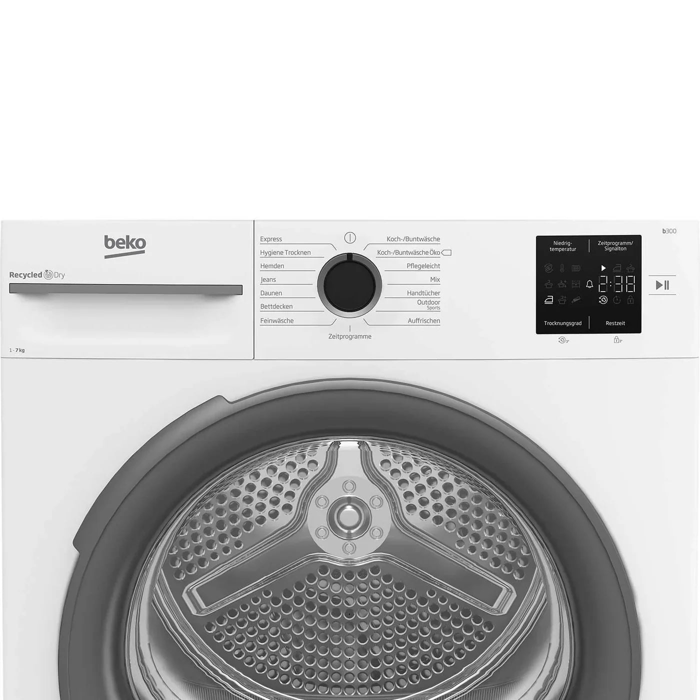 Beko BM3T37210W1 Wäschetrockner 7 kg Wärmepumpentrockner Frontlader