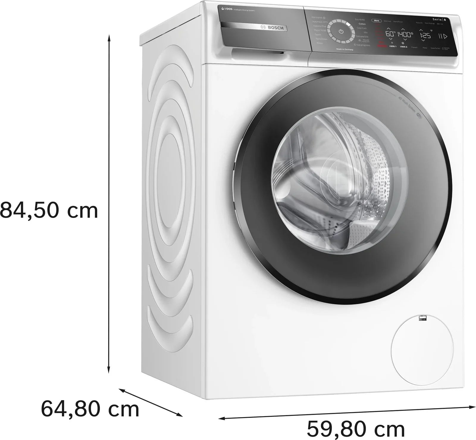 Bosch Serie 8 WGB244040 washing machine 9 kg 1400 rpm