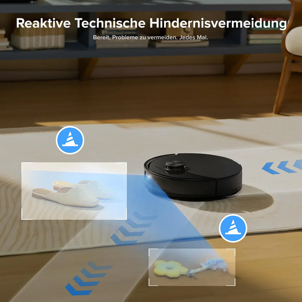 Roborock Q10 S5+ Set Saugroboter mit Wischfunktion 10000 Pa