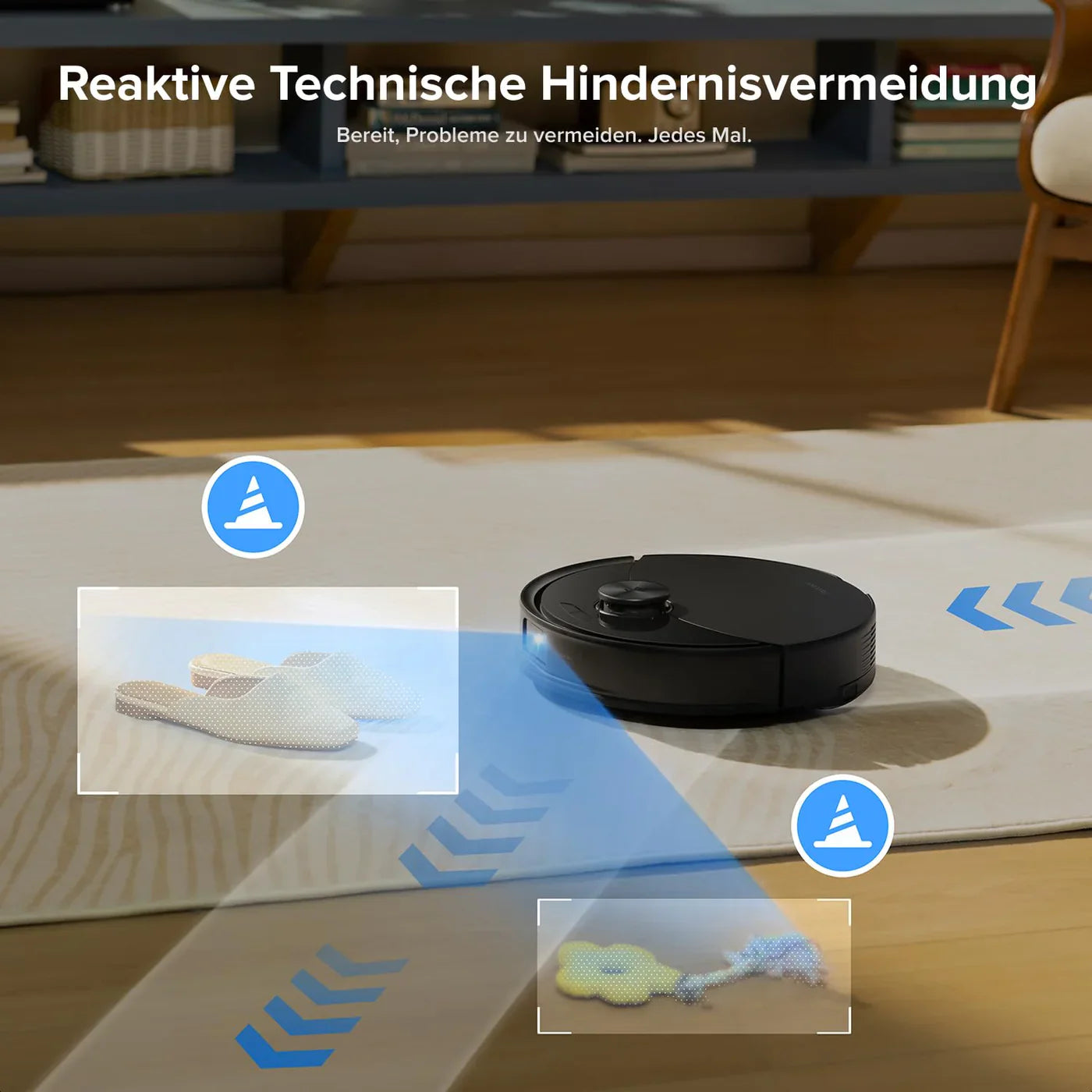 Roborock Q10 S5+ Set Saugroboter mit Wischfunktion 10000 Pa