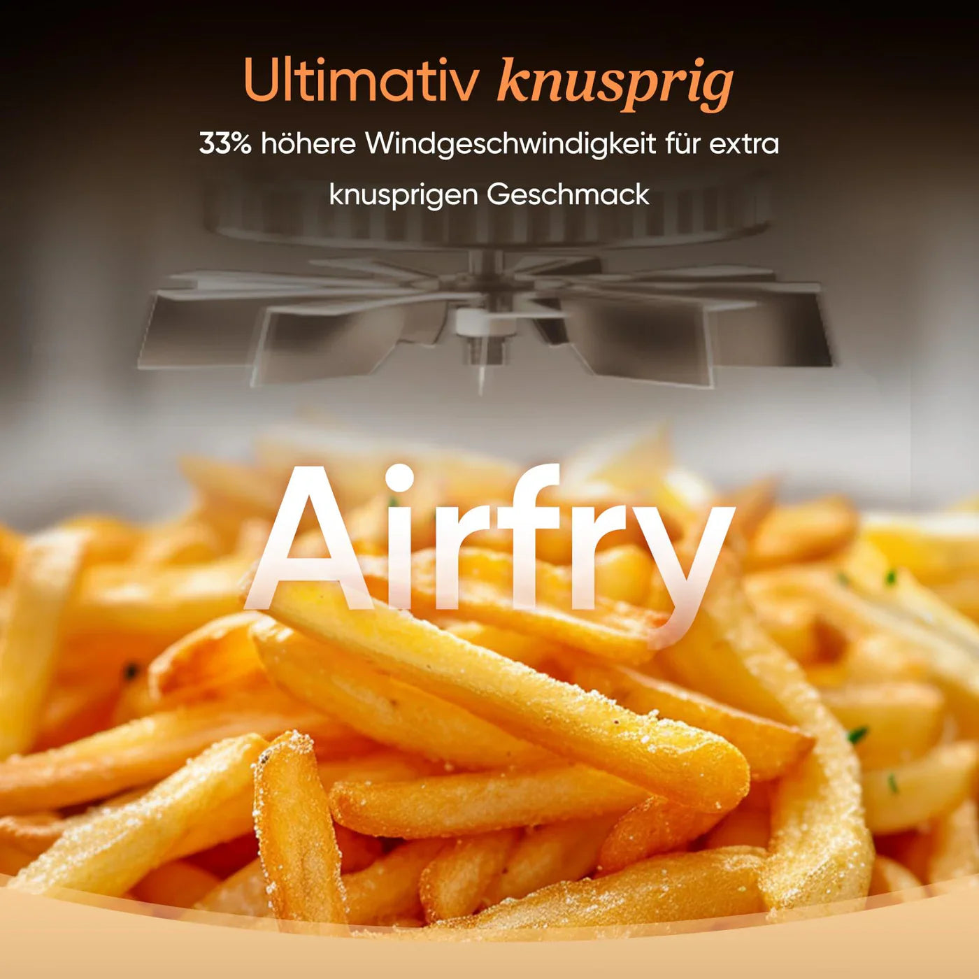 COSORI Turbo Tower Pro Smart Airfryer Heißluftfritteuse 10,8 L Silbergrau