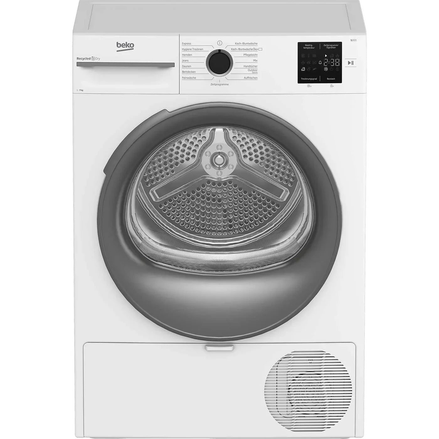 Beko BM3T37210W1 Wäschetrockner 7 kg Wärmepumpentrockner Frontlader
