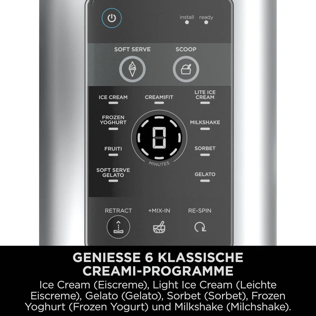 Ninja CREAMi Scoop & Swirl Eismaschine mit 2 Behältern