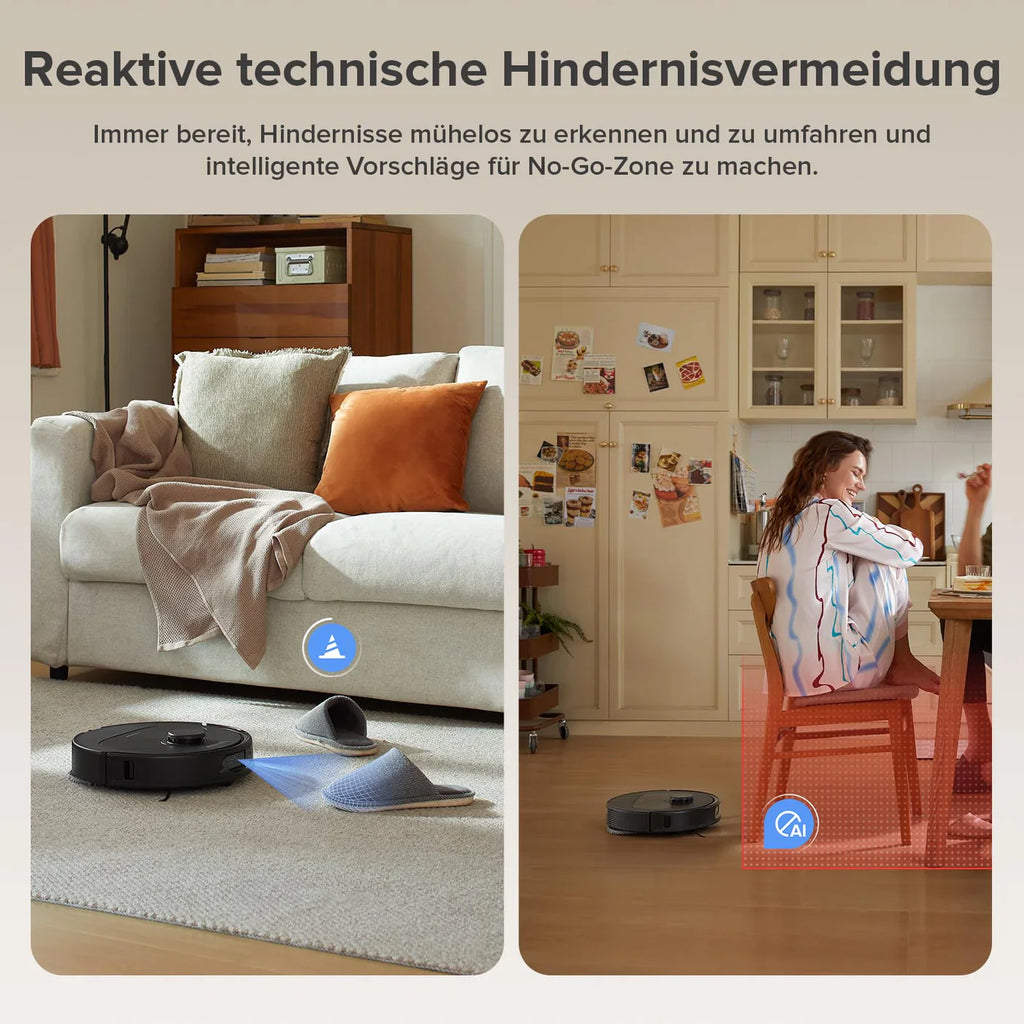 Roborock Qrevo Serie Saugroboter mit Wischfunktion 8000 Pa