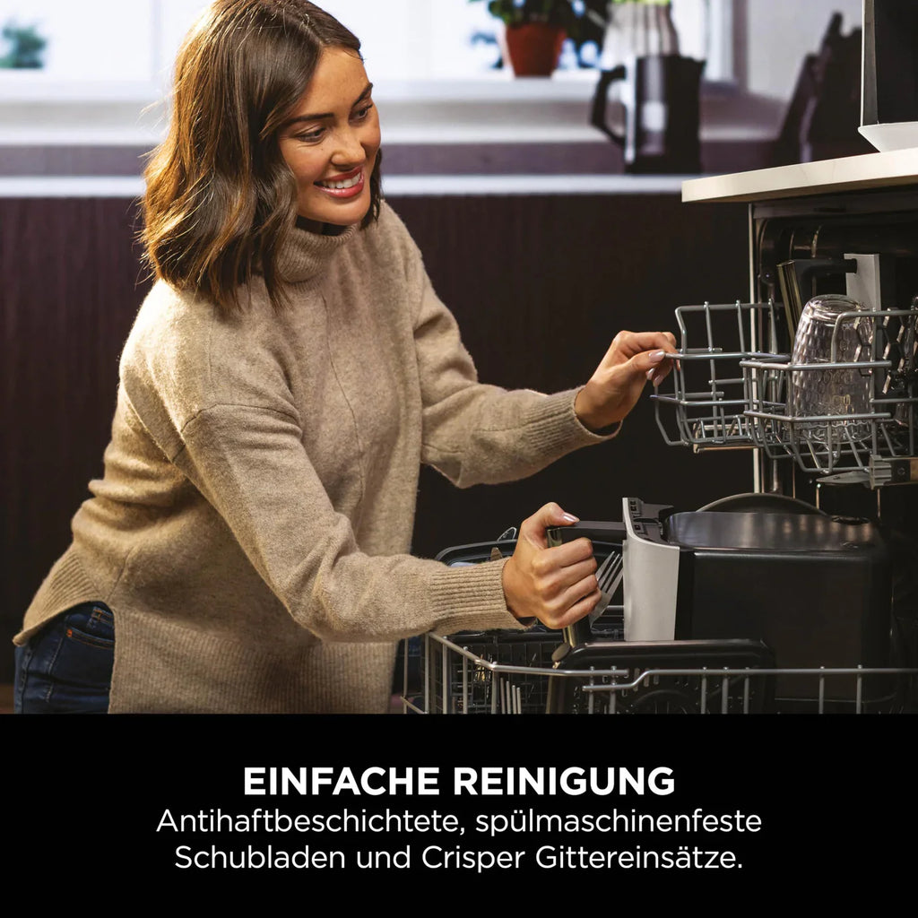 Ninja Dual Zone Digital Air Fryer Heißluftfritteuse 9,5 L mit 2 Garzonen