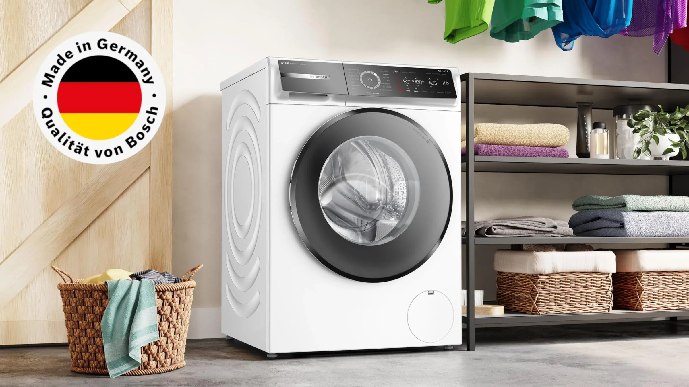 Bosch Serie 8 WGB244040 washing machine 9 kg 1400 rpm