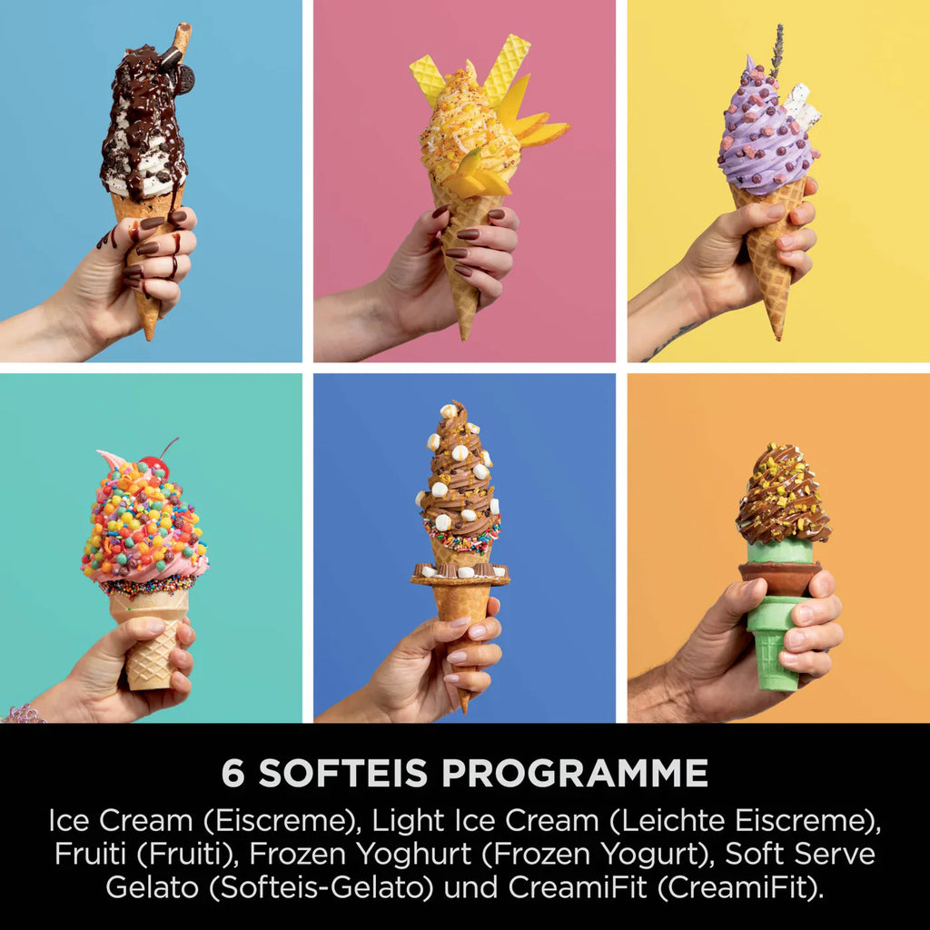 Ninja CREAMi Scoop & Swirl Eismaschine mit 2 Behältern