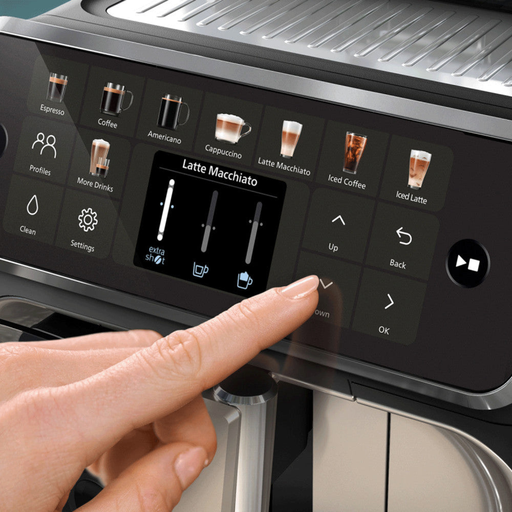 Philips Serie 5400 EP5447/90 Kaffeevollautomat LatteGo Chrom
