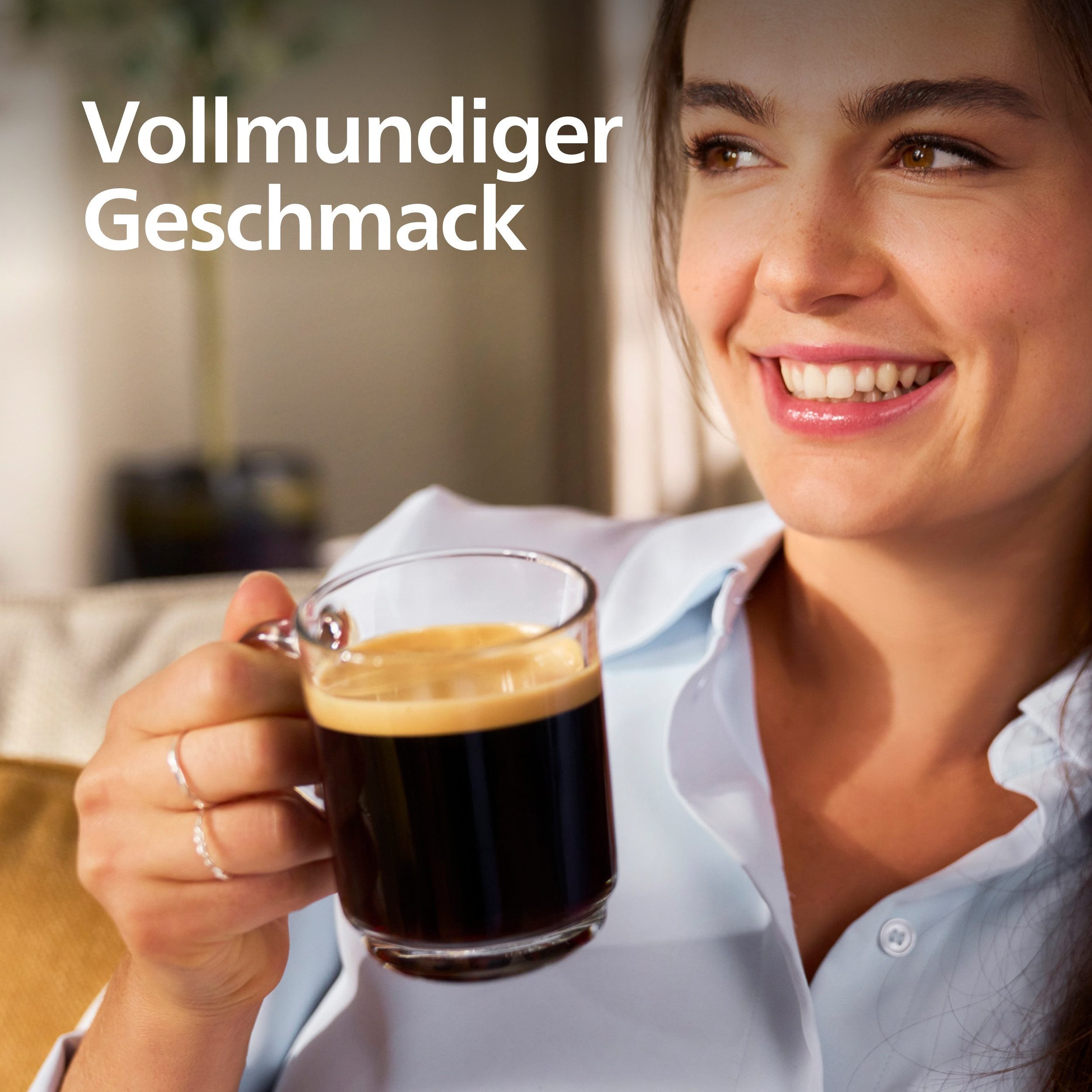 Philips Kaffeevollautomat 5400 Series EP5447/90 LatteGo 12 Kaffeespezialitäten und 4 Benutzerprofilen